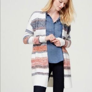 LOFT Open Front Alpaca Wool Coatigan